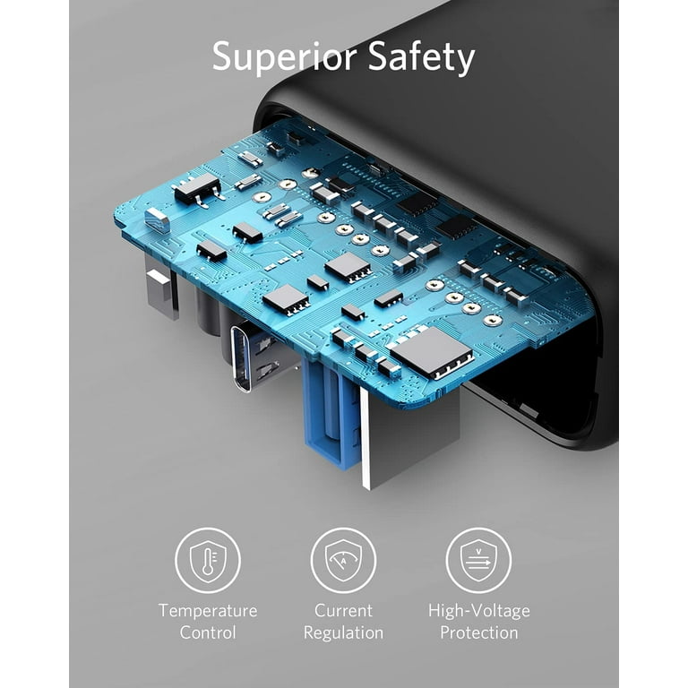 Anker 32W 2 Port Charger with 20W USB C Power Adapter, PowerPort