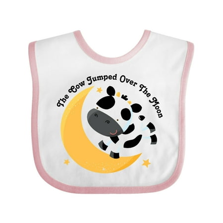 

Inktastic Cow Jumped over the Moon Gift Baby Boy or Baby Girl Bib