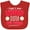Red, variant on Inktastic That's My Awesome Sister out There with Volleyball Boys or Girls Baby Bib
