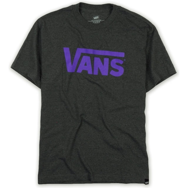 Vans Classic Logo Graphic playera para hombre, gris, mediano Vans Camiseta gráfica