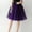 #129-Purple, variant on AUNVITO Women's Tutu Skirt Elastic Waist Layered Tulle Party Dress Multicolor
