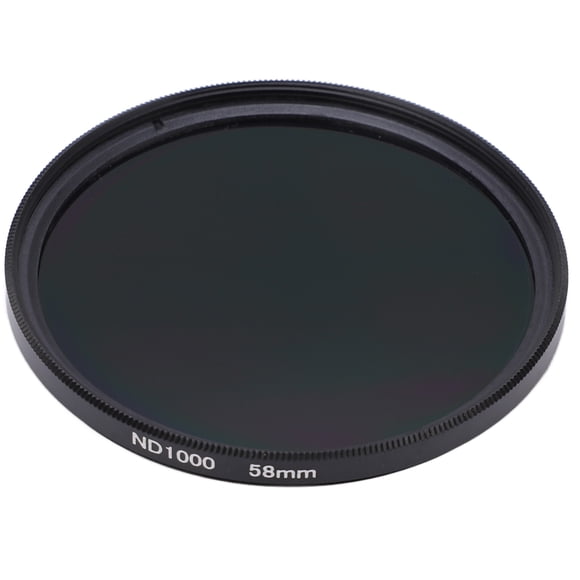 Filtros ND 1000 de densidad neutra 1000 para fotografía profesional, para lentes de cámaras digitales de 58 mm.