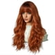 thumbnail image 3 of Calabaza Naranja Cabeza TeñIda 64 cm Peluca Mujer Cabello y Rizado Grande Cabello Rizado Cabeza Entera Conjunto Completo Peluca Natural, 3 of 5