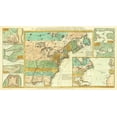 thumbnail image 2 of Herbert 18x12 Gold Ornate Wood Framed with Double Matting Museum Art Print Titled - English Empire French Encroachments - Herbert 1755, 2 of 4