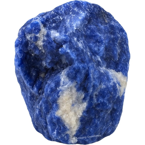 Sodalite Raw Crystals and Healing Stones (1 Piece)