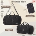 thumbnail image 2 of URSOFINE Sports Bag & Travel Bag Foldable, 30L Waterproof Gym Bag With Shoe Compartment For Women & Men, Hand Luggage Bag, Weekender Travelite For Gym Sports Training Bag Travel, 2 of 7