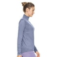 thumbnail image 2 of Expert Brand Women's Drimax Dri Fit Athletic Quarter Zipper Training Jacket, Steel, Large, 2 of 5