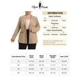 thumbnail image 6 of Agnes Orinda Women's Plus Size Fall Workwear Notched Lapel Button Down Office Blazer 3X Khaki, 6 of 7