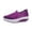 Purple_022, variant on Domuza Orthopedic Shoes for Women Arch Support Non Slip Slip on Nurse Shoes Wide Width Knitted Mesh Stretch Hiking Shoes Soft 2026 Orthopedic Shoes Black 6.5(EU-37)