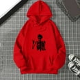 thumbnail image 2 of Aihuaihua Women Halloween Skeleton Hoodie Pullover Cozy Oversized Sweatshirt Casual Loose Fit Hooded Top RD1, 2 of 3