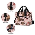 thumbnail image 5 of DIXRUYEE Lunch Bag Double Deck Lunch Cooler Box Tote Bag Fashion Strawberry Pup Parade Printed, 5 of 6
