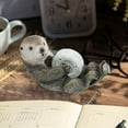 thumbnail image 2 of HUONA Otter Tape Dispenser Desk Accessory Funny Office Supplies Mini Animal Tape Dispenser for Home Office, 2 of 10