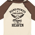 thumbnail image 4 of Inktastic Handpicked for Earth by My Mimi in Heaven with Angel Wings Boys or Girls Long Sleeve Baby Bodysuit, 4 of 5