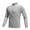 Gray, variant on CaiJunJia Men's Sun Protection Shirts UPF 50+ 1/4 Zip Up Long Sleeve Rash Guard Fishing Quick Dry Lightweight