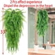 thumbnail image 2 of 4 Piezas Helechos Colgantes Artificiales, Plantas de Vid, Hiedra Falsa, Helecho de Boston, Planta Colgante, Plantas de Plástico Resistentes Una Los Rayos UV Al Aire Libre, 2 of 5