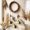 Gold-GD, variant on MMJ Witch Protection Bell Bottle Hanging Ornament Blessing Wind Chime Home Window Decor 11.81x6.3x6.3in