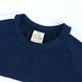 thumbnail image 6 of Toddler Baby Girls Clothes Short Sleeve T Shirt Top Boys Shorts with Pocket Cute Summer Outfit 2Pcs Set Navy 3-6 Months, 6 of 6