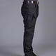 thumbnail image 5 of Pantalones largos para hombre, con botones, cremallera, informales, multibolsillos, deportivos, gruesos, 5 of 5