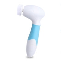 4-in-1 Handheld Portable Electric Face Cleaning Tool Adults Home Multifunctional Eyeshadow Makeup Remover Removal Tool Blue