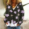 thumbnail image 1 of Cárdigan informal para mujer, chaqueta con botones estampados, abrigo de moda, blusa de poliéster para mujer, 1 of 5