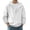 White, variant on Men's Sun Protection Windbreaker Lightweight Jacket Hooded Full Zip Athletic Shell for Hiking Travel with Chest Zip Pockets Activewear, Pink, M
