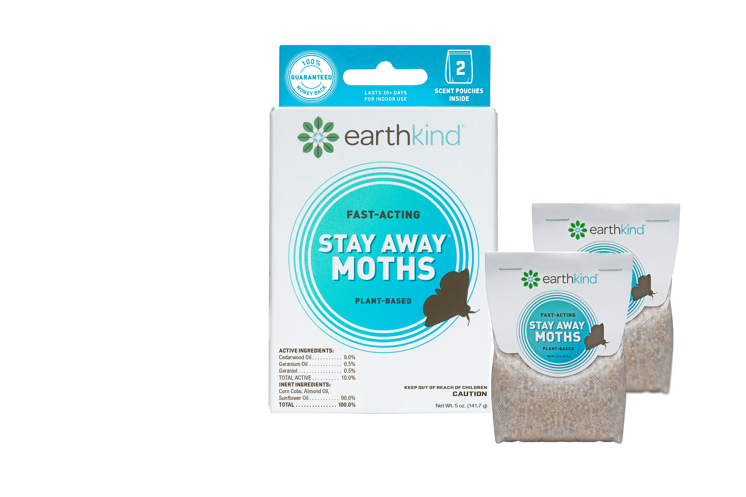 Earthkind Stay Away Moth Natural Repellent, Pest Repellent, 5 oz., 2