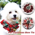 thumbnail image 2 of TQEHS Babero ajustable para mascotas con lazo navideño creativo para perros y gatos, 2 of 6