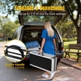 thumbnail image 5 of Yescom Portable Wheelchair Ramp Aluminum 5 Feet Folding Anti Slip 600 Pounds Capacity for Threshold Doorways, 5 of 10