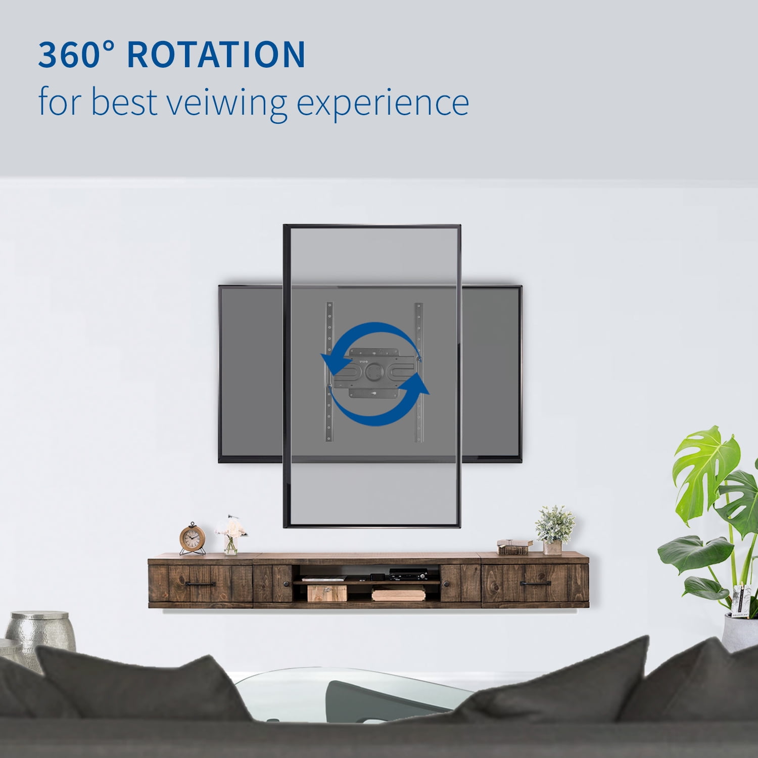 VIVO Rotating 37" to 80" TV Wall Mount for Flat Panel Screens