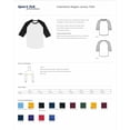 thumbnail image 3 of Sport-Tek Men's Colorblock Raglan Jersey - T200, 3 of 5