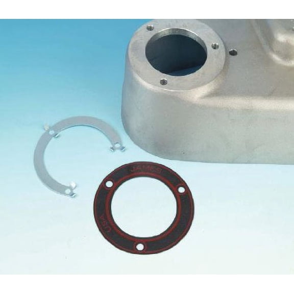 James Gasket Inner Primary to Crankcase Gasket Kit, Rubber Covered Metal with Lock Ring, 1965-1969 Big Twin FLH (JGI-60629-65)