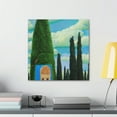 thumbnail image 3 of Cypress in Expressionism - Canvas, 3 of 10