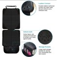 thumbnail image 5 of Protector de asiento de coche, funda para niños y perros con organizador, antideslizante (negro, paquete de 2), 5 of 5