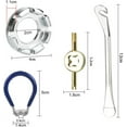thumbnail image 2 of BUZIFU 5 Pieces Bicycle Spoke Wrench Bicycle Spoke Tool with Tyre Lever Tools Set Bicycle Rim Correct Kit Bicycle Bags Tools for Repair, 2 of 7