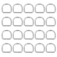 thumbnail image 1 of D Rings,20Pcs Metal D Rings Small D Rings D Rings Buckle Extended Durability, 1 of 14