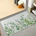 thumbnail image 4 of Watercolor Eucalyptus Leaves Kitchen Mats Set of 2 Spring Green Leaf Kitchen Rugs Set Kitchen Mats for Floor Cushioned Anti-Fatigue Kitchen Mat Kitchen Decor Floor Mats for Home Kitchen, 4 of 6