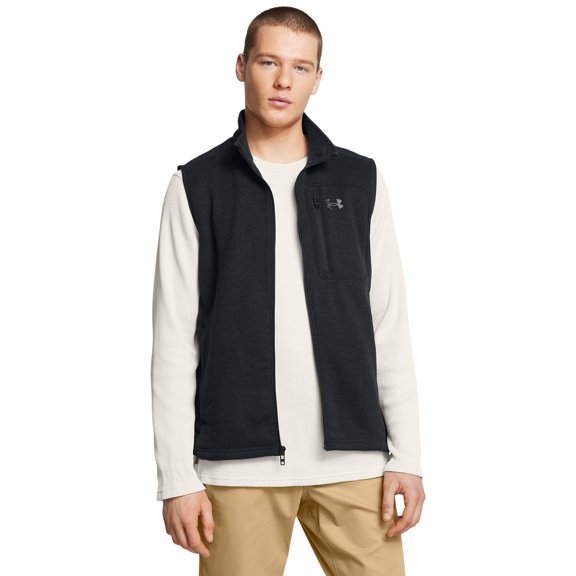 Men's Under Armour Specialist Fleece Vest Color: Black Size: M