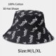 thumbnail image 4 of Sombrero de pescador con letras de cabeza grande para hombres y mujeres XL gorra grande de Hip Hop sombrero de pescador sombrero de sol de verano de talla grande Panamá, 4 of 5