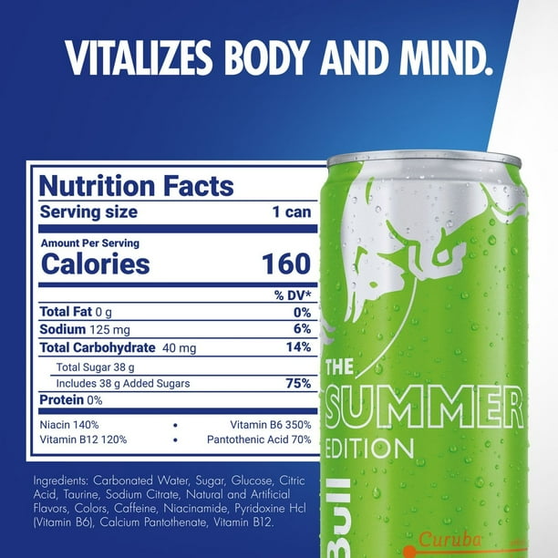 Red Bull Green Edition Energy Drink - 12 Fl Oz Can : Target