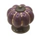 thumbnail image 1 of Pomo de puerta de calabaza de cerámica, cajón, armario, muebles, tirador (violeta), 1 of 3