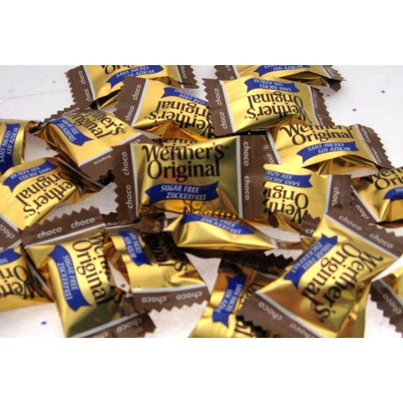 Werther's Sugar Free 8oz Caramel Chocolate Creamy Werthers Hard Candy 1/2 lb BFR