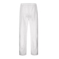 thumbnail image 4 of PIMSSY Men Casual Pants With Slant Pockets Comfortable Flat Front Trousers For Business Casual And Daily Wear Male Boho Solid Color Slacks, 4 of 5