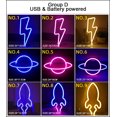 thumbnail image 1 of 81 Styles LED USB Neon Sign Light Wall Hanging Neon Sign Hanging Lamp Fruit Shaped Tree Deer for Party Christmas Gift Room Home, 1 of 5