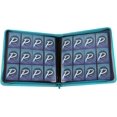 thumbnail image 4 of GHSDFBB Trading Cards Album, Cards Collectors Album with 20-Side Loading Pocket Binder ，Premium Zip Binder Waterproof Trading Display Holder，Holds Up to 480 Cards-sky blue, 4 of 7