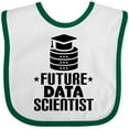 thumbnail image 3 of Inktastic Future Data Scientist Boys or Girls Baby Bib, 3 of 4