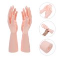 thumbnail image 3 of Miangastore 2pcs Multi-Function Ring Holder Mannequin Hands Jewelry Holder Delicate Trinket Stand Decorative Jewelry Holder Hand Model Display Stand, 3 of 9