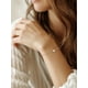 thumbnail image 3 of Pulsera de corazón inicial Silvora Pulseras de dijes Pulseras de cadena de plata de ley 925 Letra A, 3 of 8