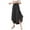 Black, variant on Meichang Flowy Pants by Meichang Plus Size Women's High Waist Palazzo Capris, Pink, XXXL
