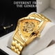 thumbnail image 4 of Reloj deportivo ligero Minnieouse de Acero inoxidable para hombre de lujo impermeable ajustable Type3 NO3, 4 of 6