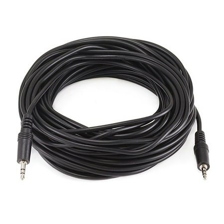 50ft 3.5mm Stereo Plug/Plug M/M Cable – Black (647) 50ft 3.5mm Stereo Plug/Plug M/M Cable – Black (647)